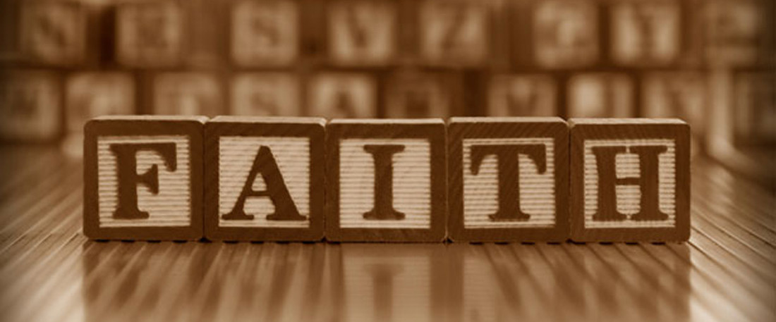 faith built out of children's blocks